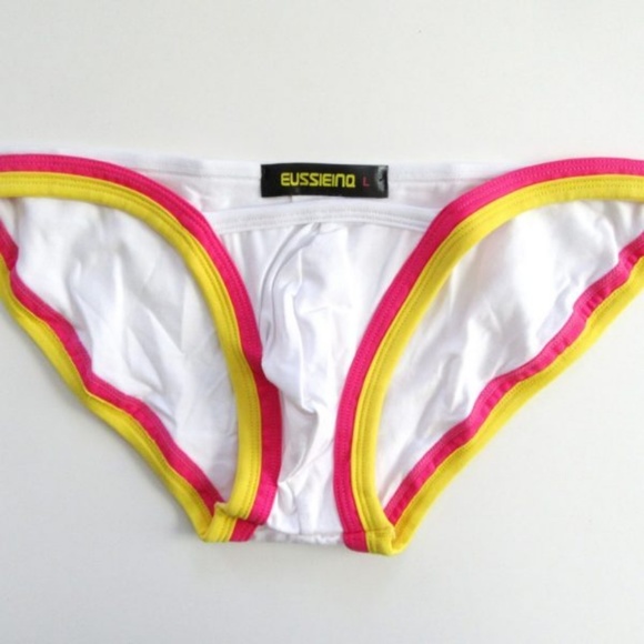 White, Pink and Yellow Brief - Picture 1 of 2